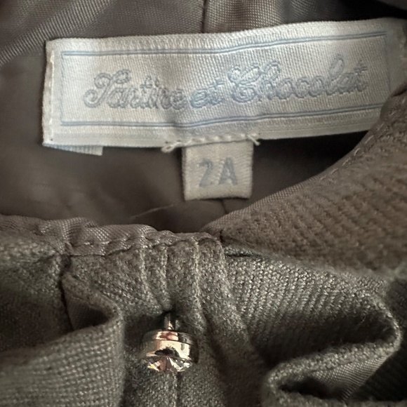 Tartine et Chocolat Toddler Dress Grey Pleated Party Dress 2T - Picture 5 of 5